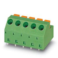 1790283 Phoenix Contact PCB Terminal Block, 2-Contact, 5.08mm Pitch, Wave Soldering, 1-Row, Push In Spring Termination