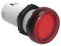 lpmld4 Lovato, LPML, Panel Mount Red LED Pilot Light, 22mm Cutout, IP66, IP67, IP69K, Round, 48V