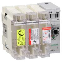 gs2j3 Schneider Electric Fuse Switch Disconnector, 3 Pole, 100A Max Current, 100A Fuse Current