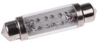 le-0603-02r JKL Components LED Car Bulb, Red, Festoon shape