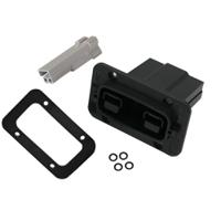 sbsx75a-pmrec-kit-gra Anderson Power Products SBSX Heavy Duty Power Connector Housing, 2 Contacts