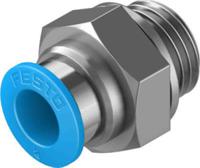 qs-g14-8-50 Festo Straight Threaded Adaptor, G 1/4 Male to Push In 8 mm, Threaded-to-Tube Connection Style, 132040
