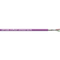 2170820 Lapp UNITRONIC BUS PB FC Data Cable, 2 Cores, 0.64 mm² CSA, Screened, 100 m, Purple Polyvinyl Chloride Sheath