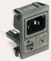 bzv03z000014 Bulgin C14 Snap-In IEC Connector Male, 10A, 250 V, Fuse Size 5 x 20mm