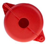 818-8072 RS PRO Red 1-Lock Polypropylene Gate Valve Lockout, 7mm Shackle, 63.5mm Attachment