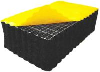 103-4070 RS PRO No Nitrile, PVC Acoustic Insulation, 1m x 1m x 15mm