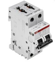 2cds252001r0164-s202-c16 ABB System Pro M Compact S200 MCB, 2P, 16A Curve C, 400V AC, 6 kA Breaking Capacity