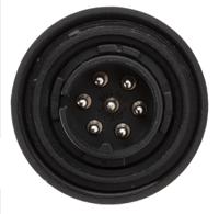 px0745p Bulgin Circular Connector, 7 Contacts, Cable, Standard Connector, Plug, Male, IP68, Standard Buccaneer Series