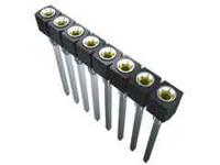 ss-104-t-2-n Samtec SS Series Straight Through Hole Mount PCB Socket, 4-Contact, 1-Row, 2.54mm Pitch, Solder Termination