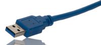 266-8464 RS PRO USB 3.0, Male USB A to Male USB A, 1m