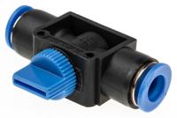 916-0971 RS PRO Rotary Knob Pneumatic Relay Pneumatic Manual Control Valve HVFF Series, 10mm, III B