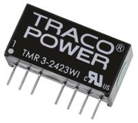 tmr-3-2423wi TRACOPOWER TMR 3WI DC-DC Converter, ±15V dc/ ±100mA Output, 9 → 36 V dc Input, 3W, Through Hole, +85°C Max Temp