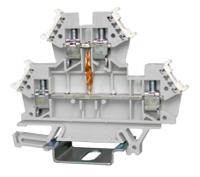 242-0527 RS PRO Grey, 2-Level, Cage Clamp Termination