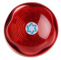 90020r5 Hosiden Besson Banshee Excel Lite Series Red Sounder Beacon, 9 → 30 V dc, IP66, Bayonet Mount, 110dB at 1 Metre