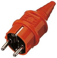 10837 MENNEKES German Mains Plug, 16A Orange, Cable Mount Thermoplastic Screw, 230 V