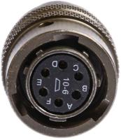 pt06a-10-6s Amphenol Industrial, PT, Copper Alloy 6 Way Cable Mount MIL Spec Circular Connector PlugGreen, Socket Contacts,Shell