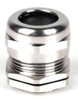 210-0602 RS PRO Metallic Nickel Plated Brass Cable Gland, M25 Thread, 9mm min., 16mm max., IP68