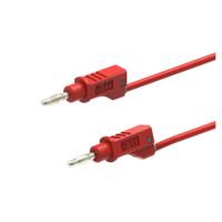 2110-100r Electro PJP Plug, 12A, 30/60V ac/dc, Red, 1m Lead Length