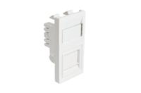 htc-c6u-em50wh HellermannTyton Connectivity HTC, Cat6 Module, UTP Shielding