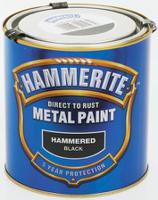 5084796 Hammerite Metal Paint in Hammered Black 5L