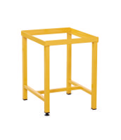 440-933 RS PRO Yellow Steel Hazardous Substance Cabinet Stand, 543mm x 460mm x 460mm