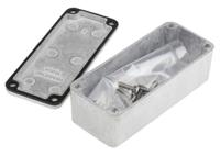 1590wa Hammond 1590 Series Natural Die Cast Aluminium Enclosure, IP65, Natural Lid, 93 x 39 x 31mm