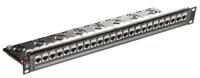 pid-00217 Molex Premise Networks PowerCat Series Cat6a 24 Port IDC RJ Patch Panel STP 1U