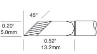 sttc-1173p Metcal STTC-1173P 5 mm Knife Soldering Iron Tip