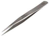 238-6283 RS PRO 120 mm, Stainless Steel, Tweezers