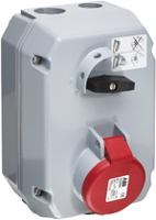 2cma168042r1000-463mm6 Amphenol Industrial Switchable IP44 Industrial Interlock Socket 3PN+E, Earthing Position 6h, 63A, 415 V