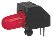 125-505-04 Marl , Red Right Angle PCB LED Indicator, Through Hole 2 V