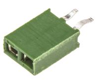 215297-2 TE Connectivity AMPMODU HV100 Series Straight Through Hole Mount PCB Socket, 2-Contact, 1-Row, 2.54mm Pitch, Solder