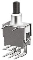 ape-2f-ra KNITTER-SWITCH Miniature Push Button Switch, Momentary, PCB, DPDT, 48V ac/dc