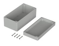02242000 Bopla Euromas Series Light Grey Polycarbonate Enclosure, IP66, IK07, Light Grey Lid, 240.5 x 120 x 100.5mm