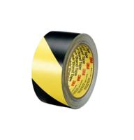 5702-50mmx33m 3M 5702 Black, Yellow Vinyl 33m Hazard Tape, 0.14mm Thickness