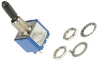 55646avde APEM Toggle Switch, Panel Mount, On-On, DPST, Solder Terminal