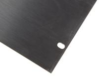 439-3182 RS PRO Black Aluminium Front Panel, 6U, 482.6 x 310.4mm