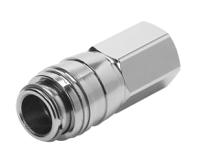 kd3-18-i Festo Brass Female Pneumatic Quick Connect Coupling, G 1/8 Female Threaded