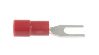613-9441 RS PRO Insulated Crimp Spade Connector, 0.5mm² to 1.5mm², 22AWG to 16AWG, 3.7mm Stud Size Vinyl, Red