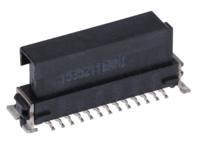 154718-154718-e ERNI SMC Series Straight Surface Mount PCB Socket, 26-Contact, 2-Row, 1.27mm Pitch, Solder Termination