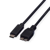 11029006-10 Roline USB 2.0, Male Micro USB B to Male USB C, 1m