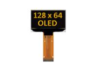 mcot128064by-ym Midas Yellow Passive matrix OLED Display 128 x 64pixels COT I2C, Parallel, SPI Interface