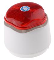 90025r0 Hosiden Besson Banshee Excel Lite Series Red Sounder Beacon, 9 → 30 V dc, IP45, Bayonet Mount, 110dB at 1 Metre