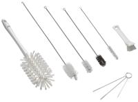 53575 Vikan White Hand Brush, Polyester, Polypropylene, Stainless Steel bristle material