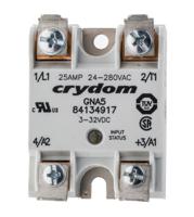 84134917 Sensata Crydom GNA5 Series Solid State Relay, 25 A rms Load, Panel Mount, 280 V ac Load, 32 V dc Control