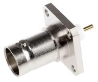 r142412000 Radiall, Jack Flange Mount BNC Connector, 75Ω, Solder Termination, Straight Body