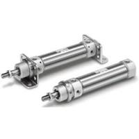 cd75e40-100-b SMC 100 mm Pneumatic Cylinder - CD75 Series, Double Acting Acting