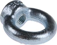 124-4840 RS PRO Carbon Steel Eye Nut, M8 Thread, 20mm Internal Eye Diameter, 36mm Outer Eye Diameter, 0.14t Load