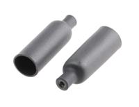 es-cap-no2-b9-0-30mm-rs TE Connectivity End Cap Black, Semi-Rigid Polyolefin Adhesive Lined, 7.44mm