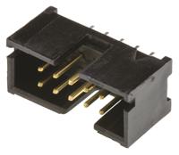 5103308-1 TE Connectivity AMP-LATCH Series Straight Through Hole PCB Header, 10 Contact(s), 2.54 mm Pitch, 2 Row, Shrouded